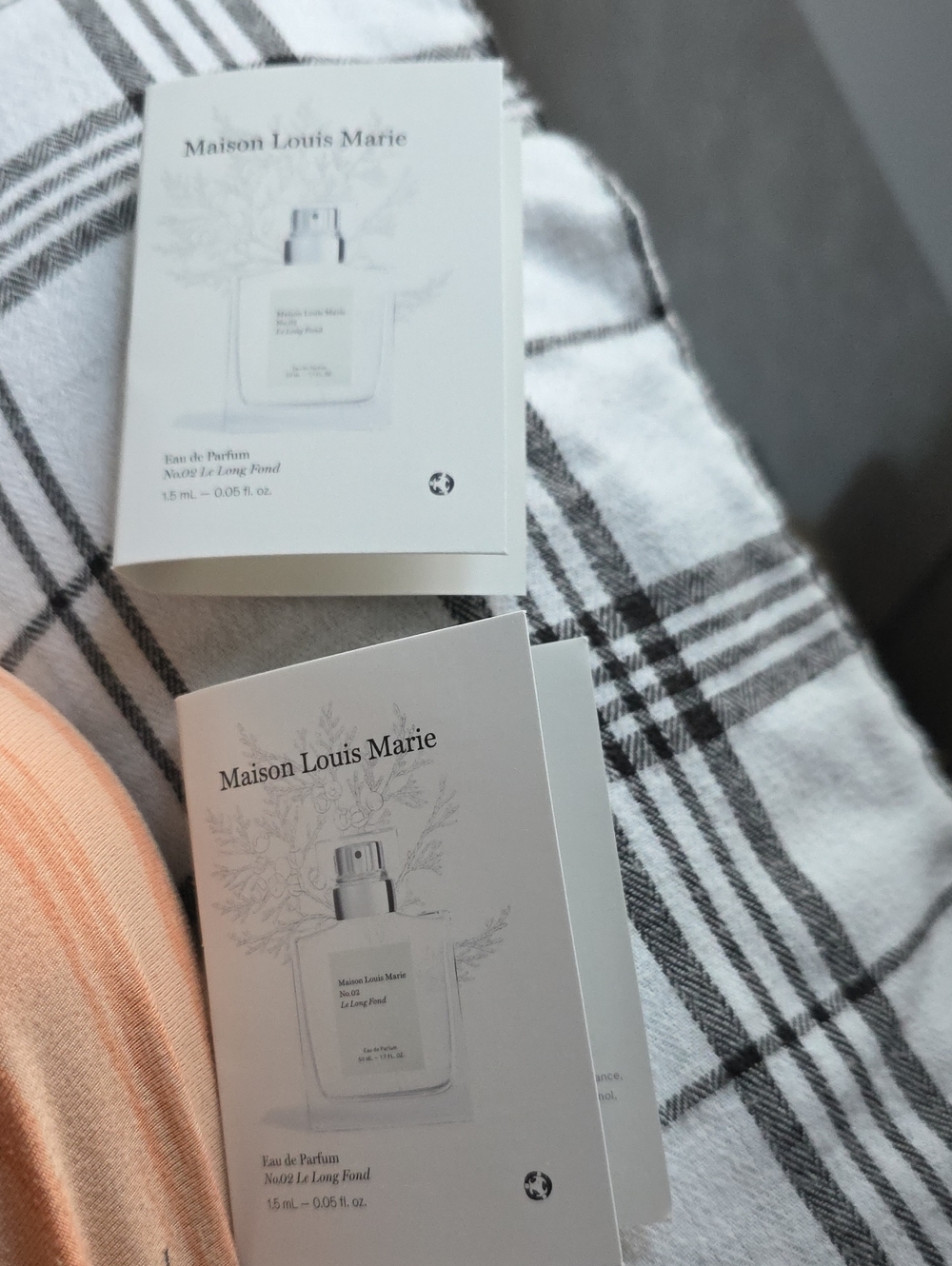 Maison Louis Marie Sample Cards - White